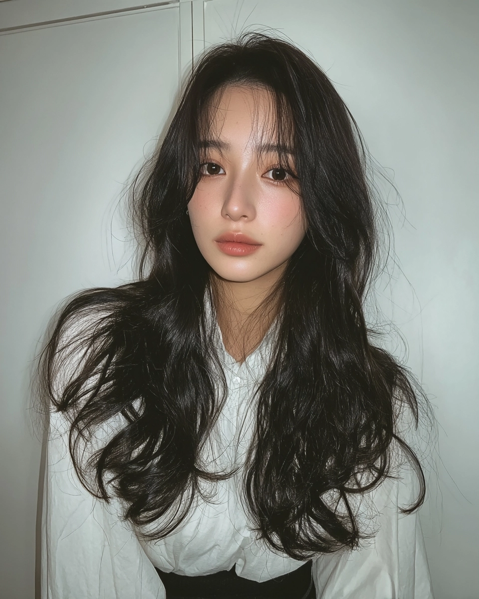 8 Stunning Layered Waves Seoul 2026 | Korea Hair Salon 4 layered waves Seoul 2026 - Style 2 at Korea Hair Salon Seoul