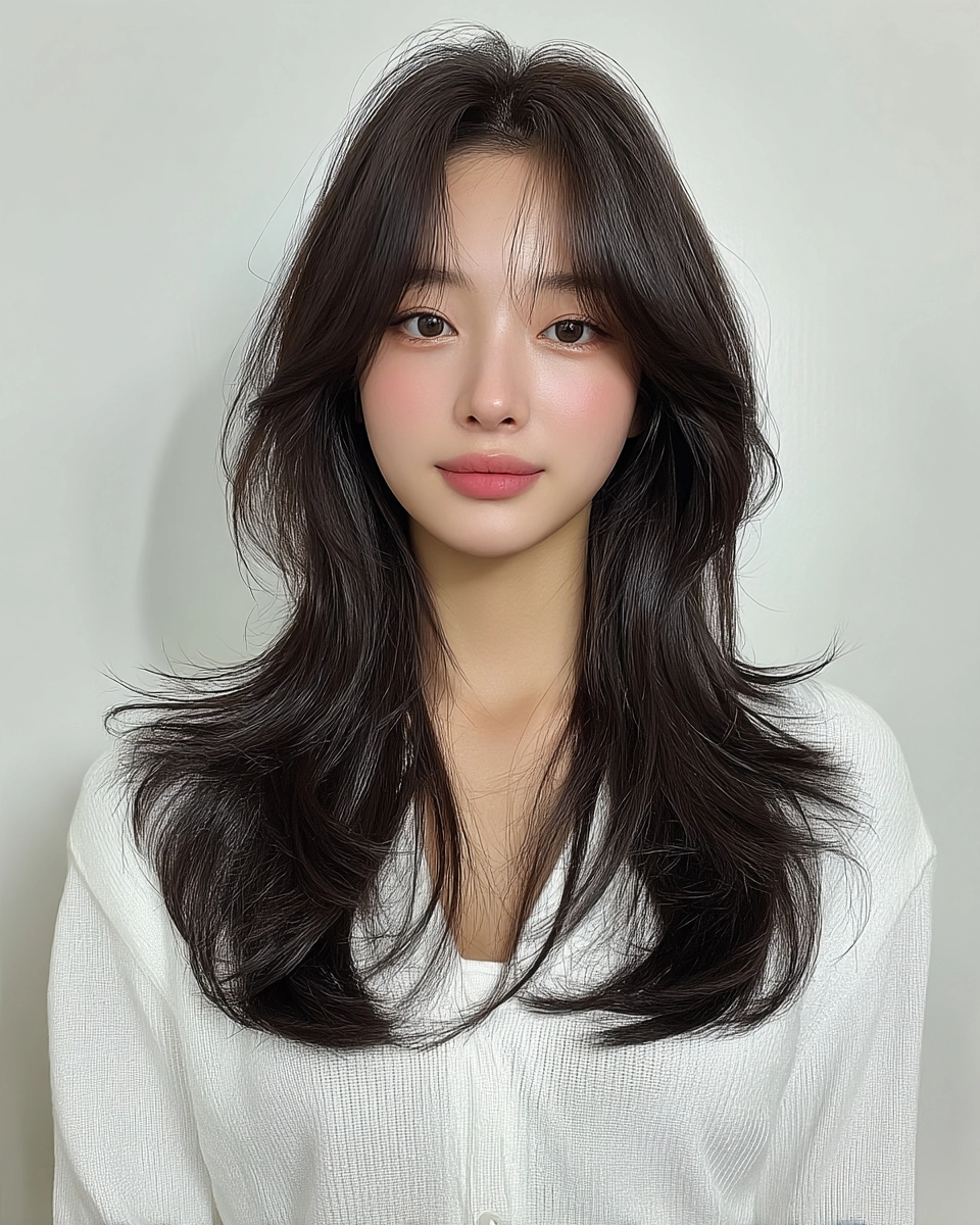 8 Stunning Soft Layered Cuts 2026 | Korea Hair Salon 3 soft layered cuts 2026 - Style 1 at Korea Hair Salon Seoul