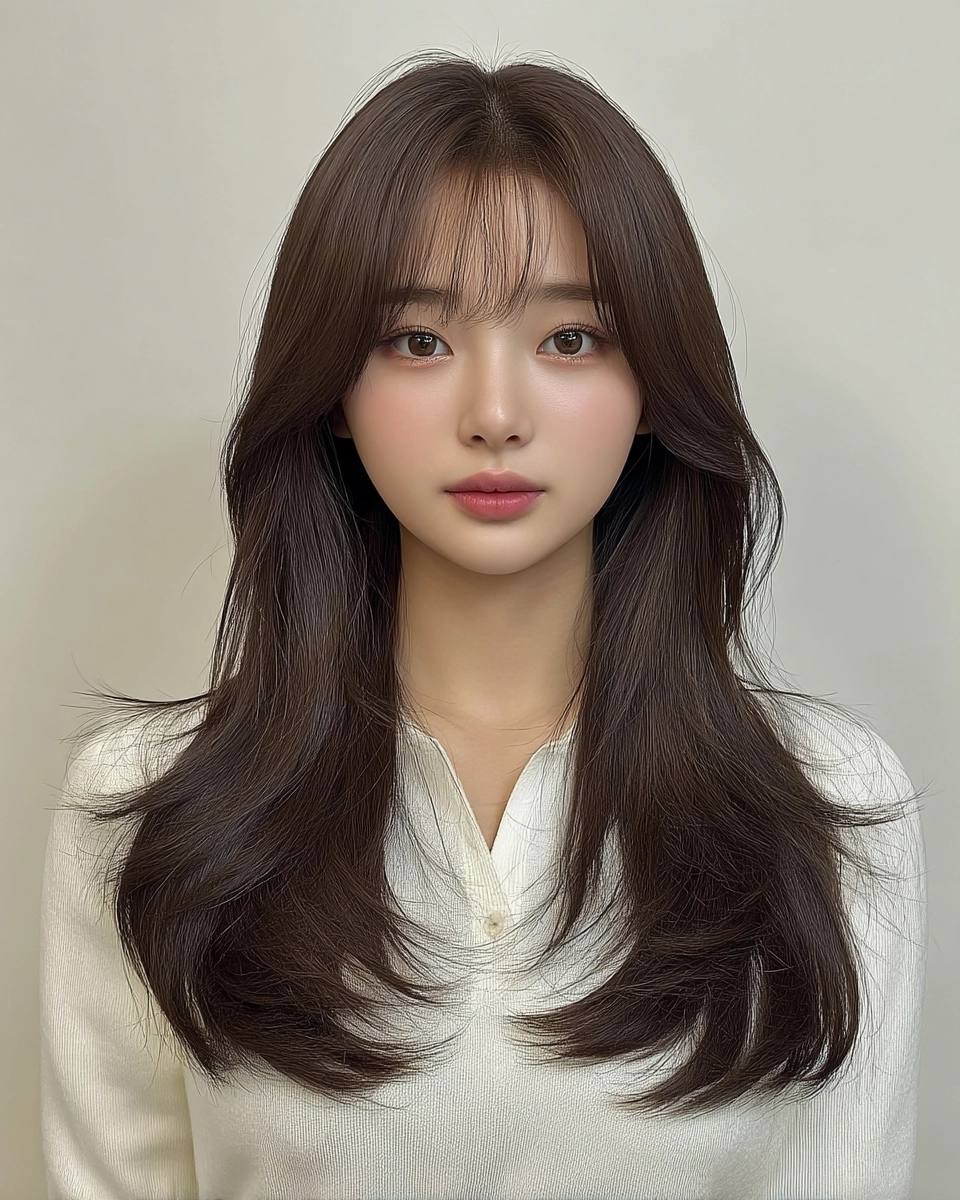8 Stunning Soft Layered Cuts 2026 | Korea Hair Salon 4 soft layered cuts 2026 - Style 2 at Korea Hair Salon Seoul