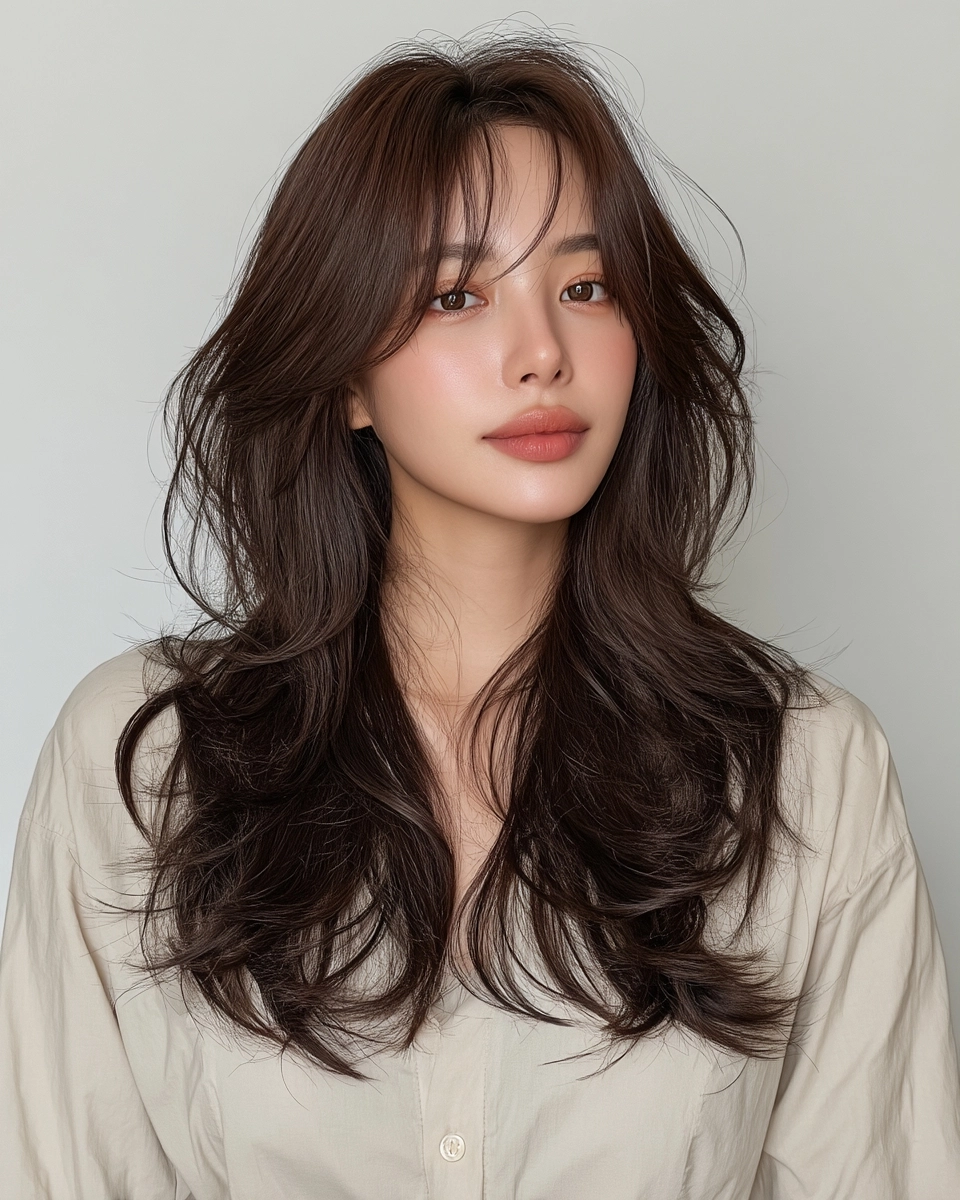 8 Stunning Soft Layered Cuts 2026 | Korea Hair Salon 7 soft layered cuts 2026 - Style 4 at Korea Hair Salon Seoul