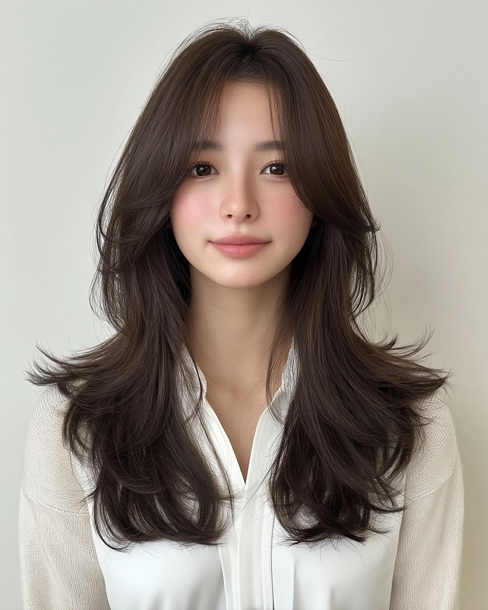 8 Stunning Soft Layered Hairstyles 2026 | Korea Hair Salon 10 soft layered hairstyles 2026 - Style 7 at Korea Hair Salon Seoul