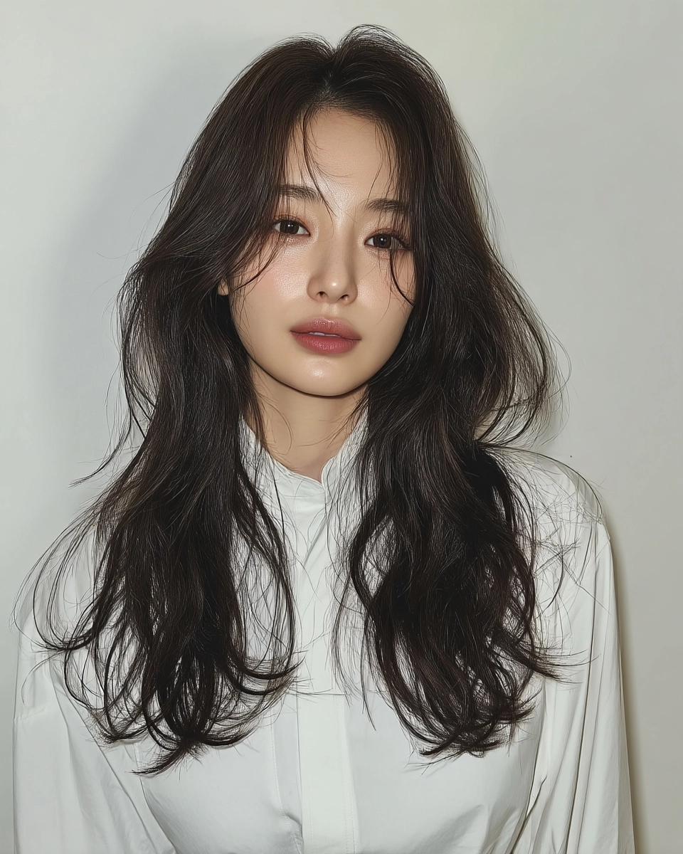 8 Stunning Soft Layered Styles 2026 | Korea Hair Salon 4 soft layered styles Seoul 2026 - Style 2 at Korea Hair Salon Seoul