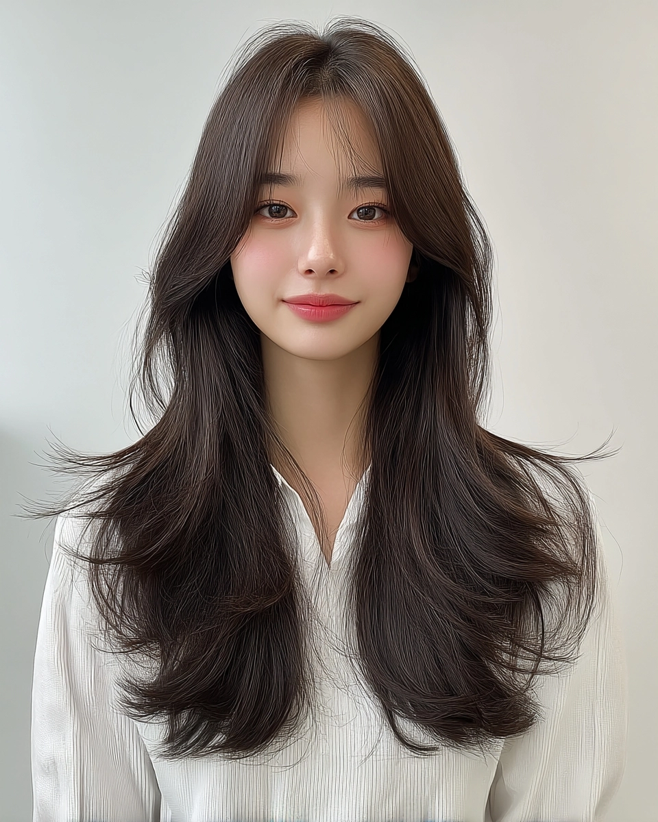 8 Stunning Soft Layered Styles 2026 | Korea Hair Salon 11 soft layered styles Seoul 2026 - Style 8 at Korea Hair Salon Seoul