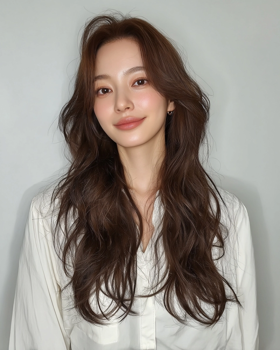8 Stunning Soft Wave Perm Korea Styles 2026 | Korea Hair Salon 11 soft wave perm Korea - Style 8 at Korea Hair Salon Seoul