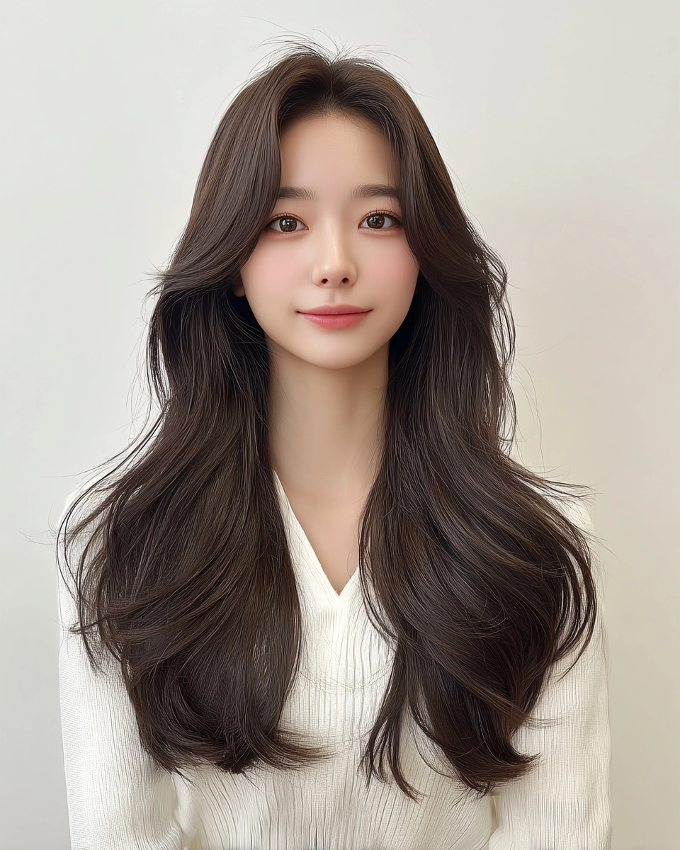 8 Stunning Soft Wave Perm Styles 2026 | Korea Hair Salon 3 soft wave perm 2026 - Style 1 at Korea Hair Salon Seoul