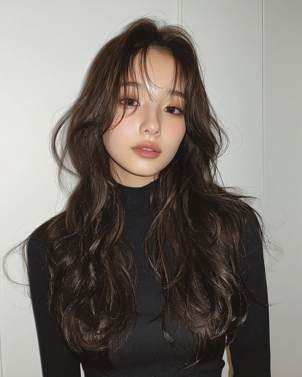 8 Stunning Soft Wave Perm Styles 2026 | Korea Hair Salon 4 soft wave perm 2026 - Style 2 at Korea Hair Salon Seoul