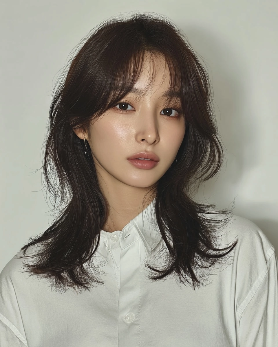 8 Stunning Soft Wave Perm Styles 2026 | Korea Hair Salon 4 soft wave perm Korea 2026 - Style 2 at Korea Hair Salon Seoul