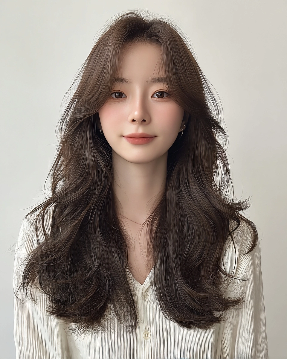 8 Stunning Soft Wave Perm Styles 2026 | Korea Hair Salon 4 soft wave perm 2026 - Style 2 at Korea Hair Salon Seoul