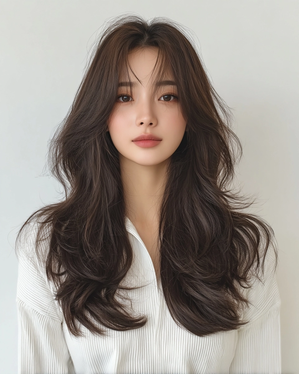 8 Stunning Soft Wave Perm Styles 2026 | Korea Hair Salon 4 soft wave perm 2026 - Style 2 at Korea Hair Salon Seoul