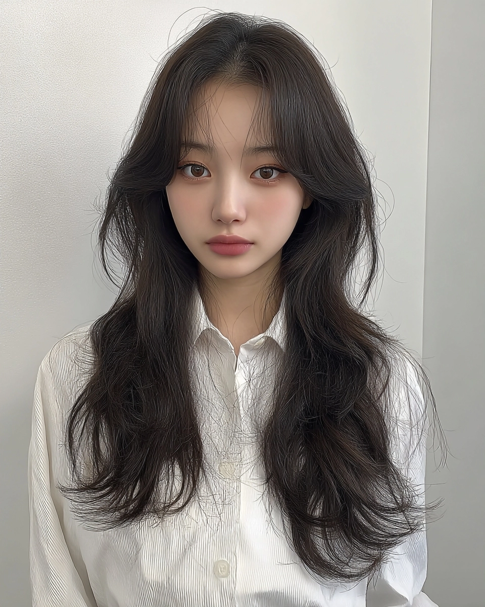 8 Stunning Soft Wave Perm Styles 2026 | Korea Hair Salon 4 soft wave perm Korea 2026 - Style 2 at Korea Hair Salon Seoul