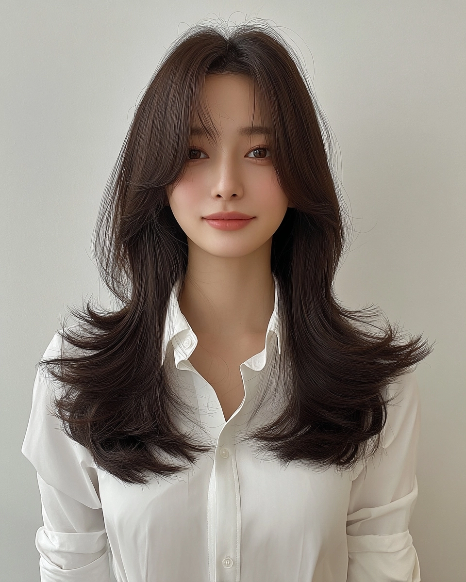 8 Stunning Soft Wave Perm Styles 2026 | Korea Hair Salon 5 soft wave perm 2026 - Style 3 at Korea Hair Salon Seoul