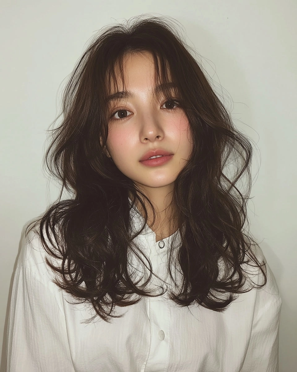 8 Stunning Soft Wave Perm Styles 2026 | Korea Hair Salon 5 soft wave perm Korea 2026 - Style 3 at Korea Hair Salon Seoul