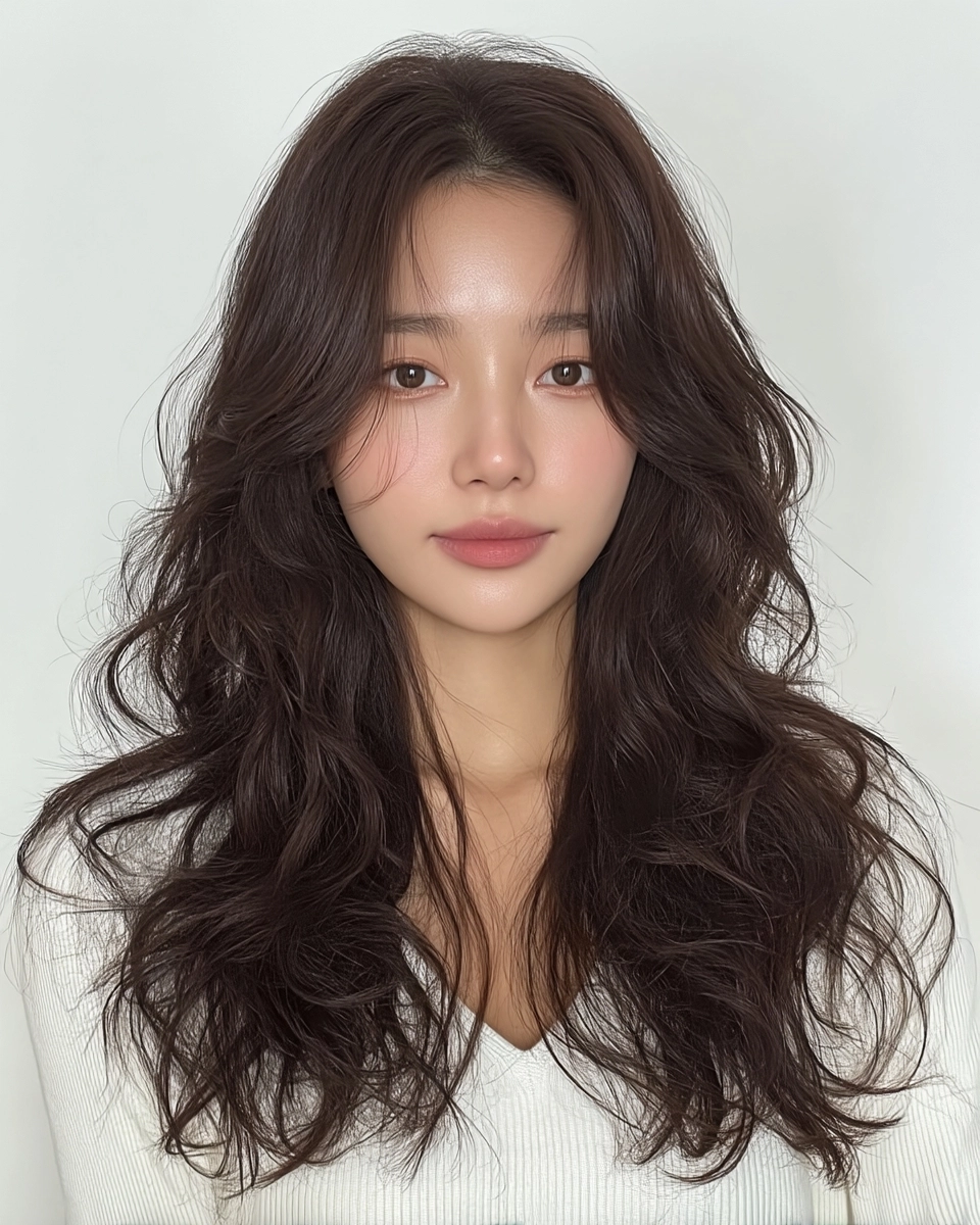 8 Stunning Soft Wave Perm Styles 2026 | Korea Hair Salon 5 soft wave perm Korea 2026 - Style 3 at Korea Hair Salon Seoul