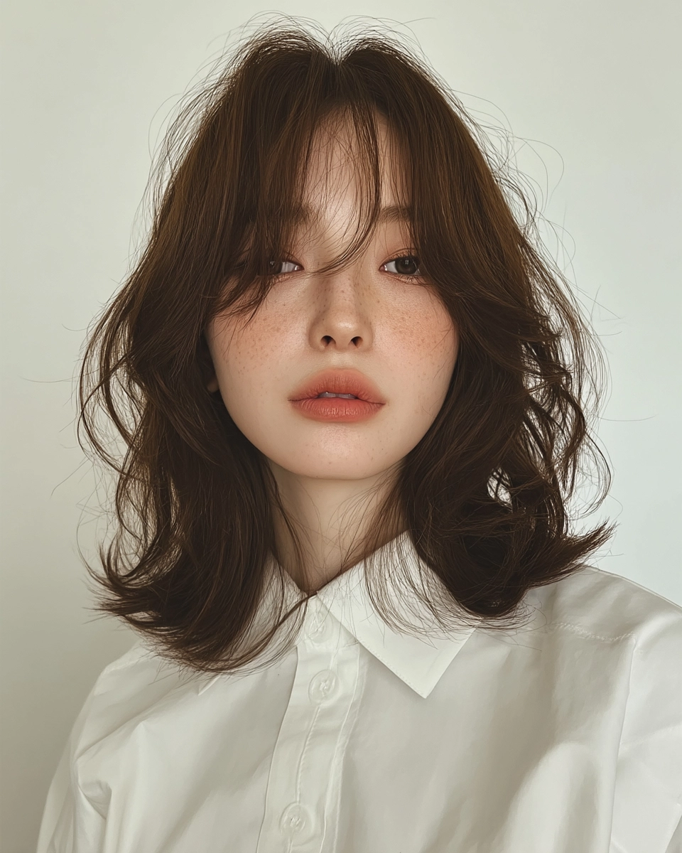 8 Stunning Soft Wave Perm Styles 2026 | Korea Hair Salon 5 soft wave perm Korea 2026 - Style 3 at Korea Hair Salon Seoul