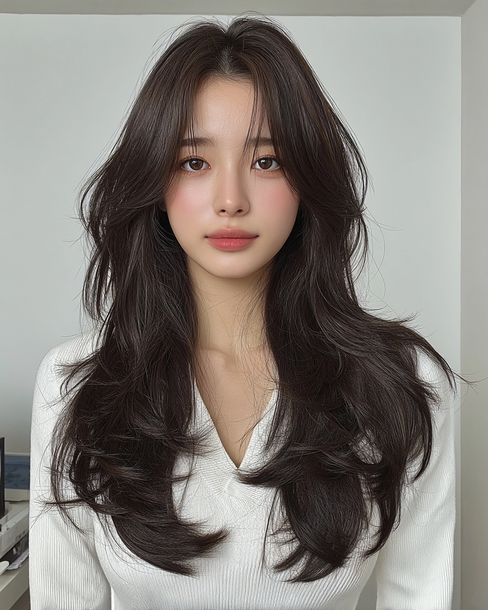 8 Stunning Soft Wave Perm Styles 2026 | Korea Hair Salon 5 soft wave perm 2026 - Style 3 at Korea Hair Salon Seoul