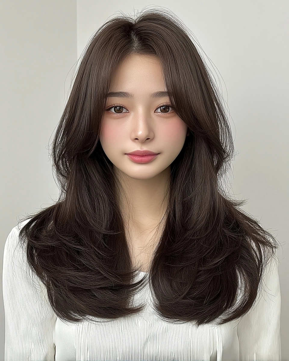 8 Stunning Soft Wave Perm Styles 2026 | Korea Hair Salon 5 soft wave perm Korea 2026 - Style 3 at Korea Hair Salon Seoul