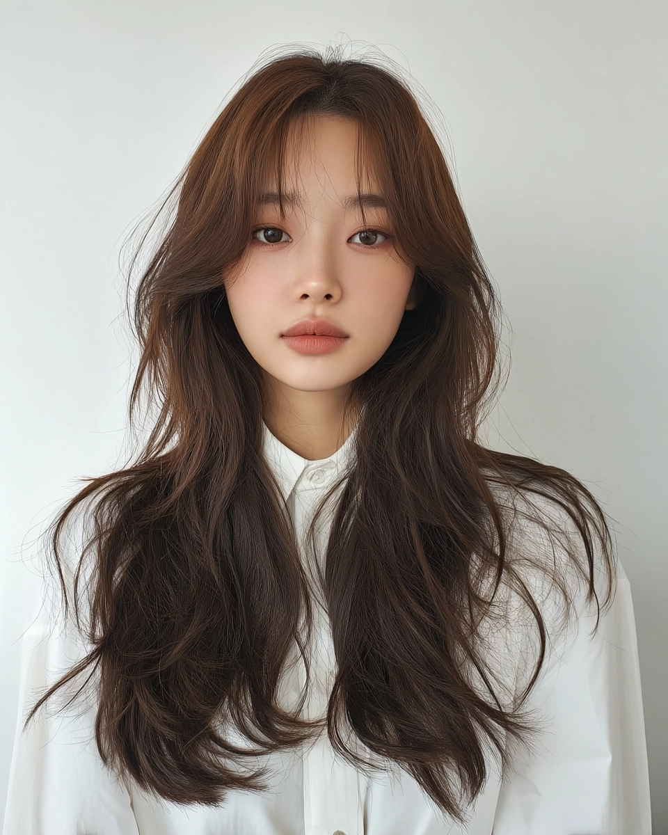 8 Stunning Soft Wave Perm Styles 2026 | Korea Hair Salon 7 soft wave perm Korea - Style 4 at Korea Hair Salon Seoul
