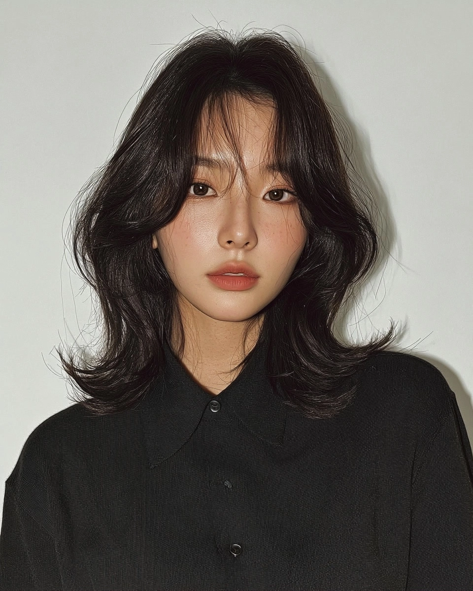 8 Stunning Soft Wave Perm Styles 2026 | Korea Hair Salon 7 soft wave perm Korea 2026 - Style 4 at Korea Hair Salon Seoul