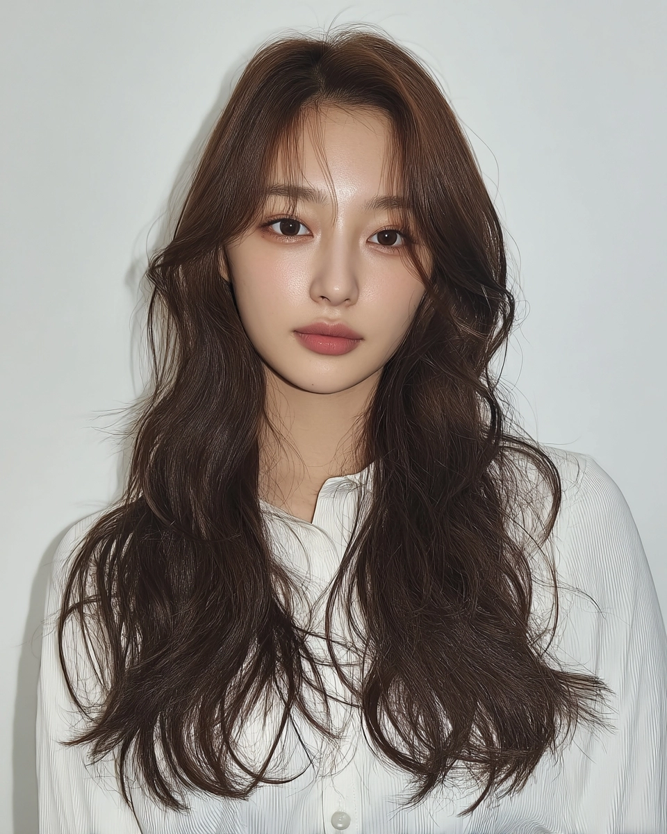 8 Stunning Soft Wave Perm Styles 2026 | Korea Hair Salon 7 soft wave perm 2026 - Style 4 at Korea Hair Salon Seoul