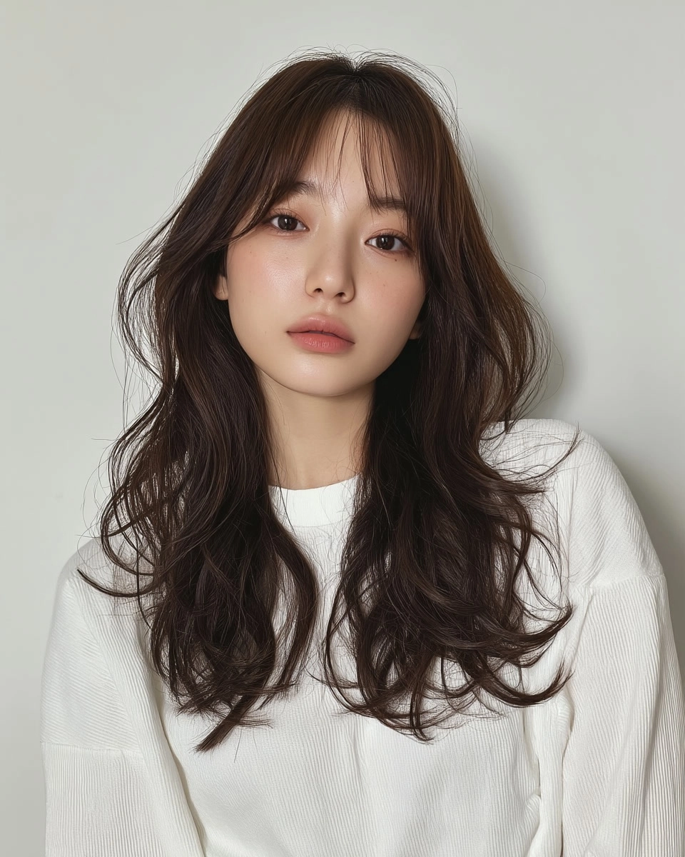 8 Stunning Soft Wave Perm Styles 2026 | Korea Hair Salon 7 soft wave perm Korea - Style 4 at Korea Hair Salon Seoul
