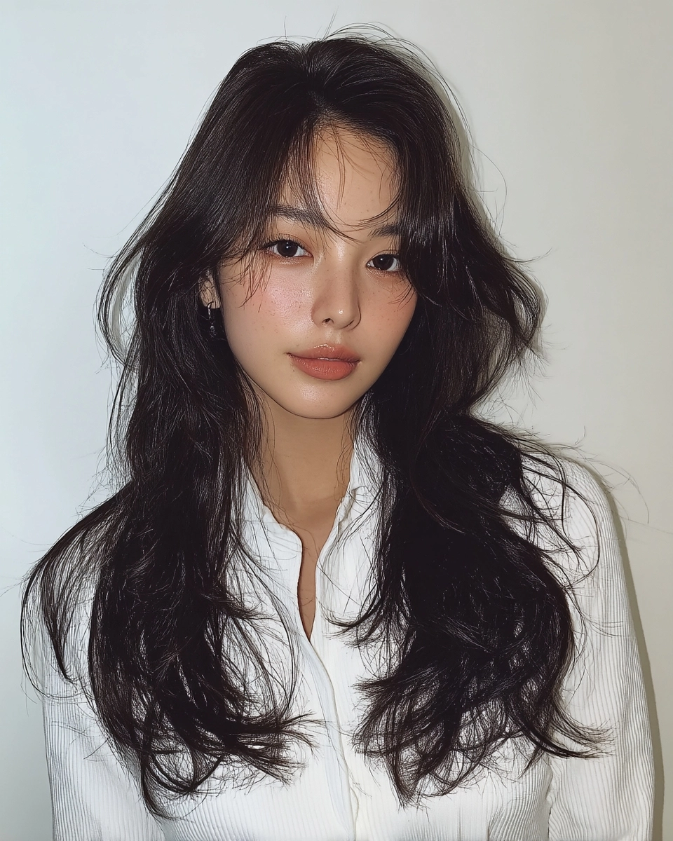 8 Stunning Soft Wave Perm Styles 2026 | Korea Hair Salon 7 soft wave perm Korea 2026 - Style 4 at Korea Hair Salon Seoul