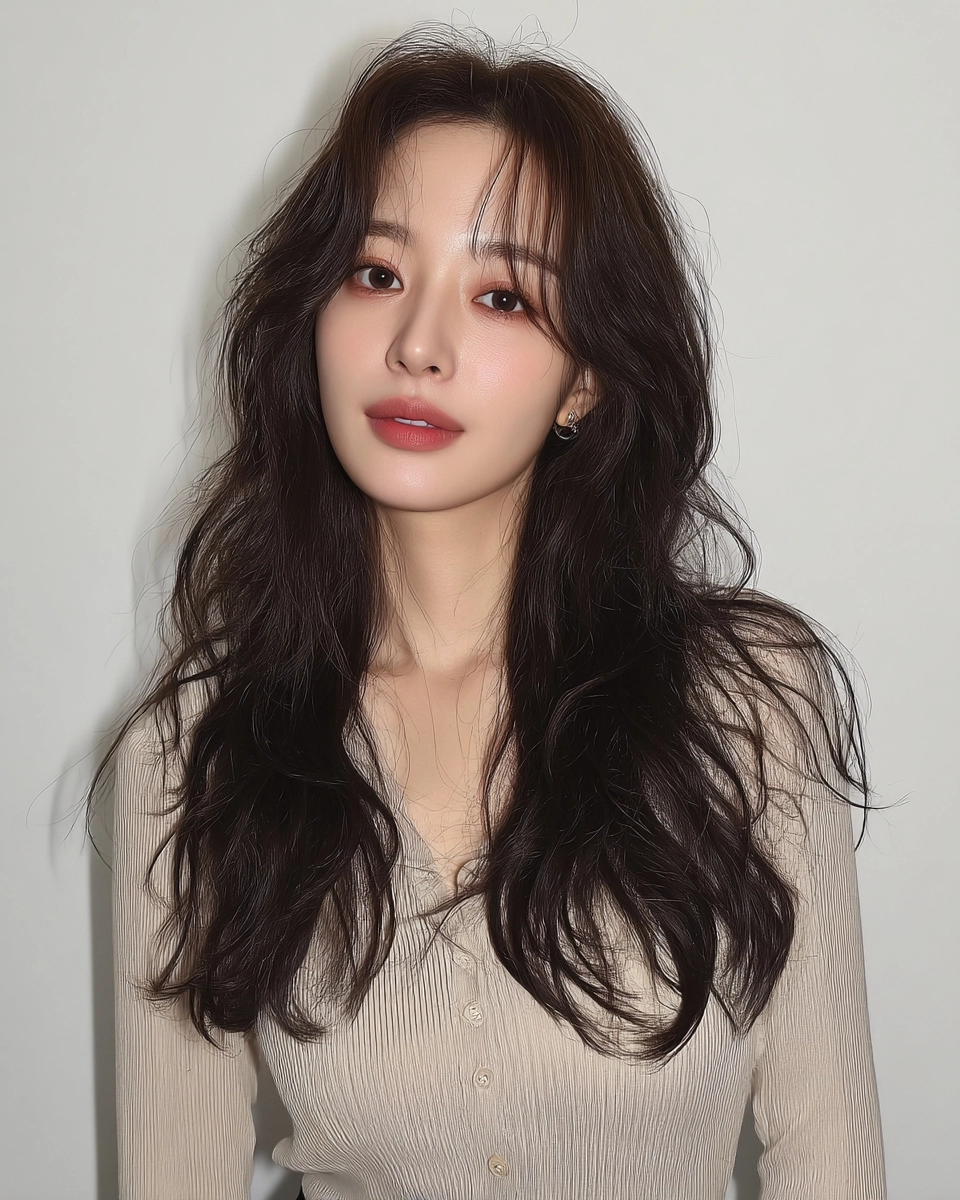 8 Stunning Soft Wave Perm Styles 2026 | Korea Hair Salon 8 soft wave perm Korea 2026 - Style 5 at Korea Hair Salon Seoul