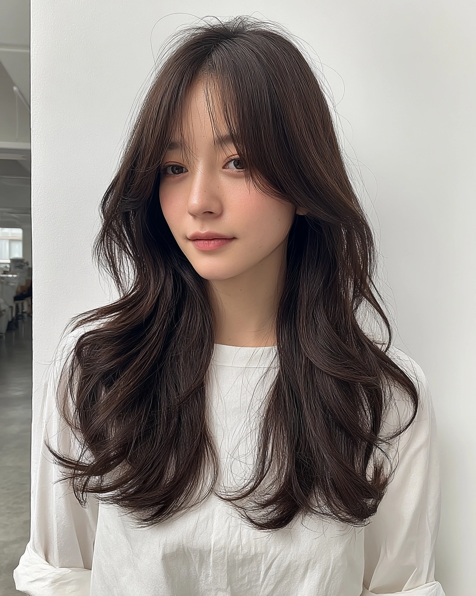 8 Stunning Soft Wave Perm Styles 2026 | Korea Hair Salon 8 soft wave perm 2026 - Style 5 at Korea Hair Salon Seoul