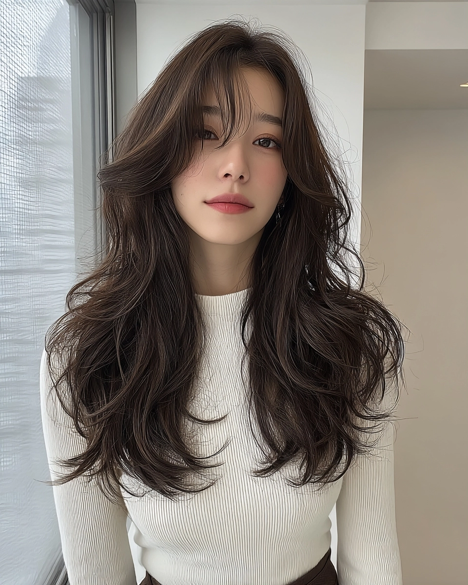 8 Stunning Soft Wave Perm Styles 2026 | Korea Hair Salon 8 soft wave perm Korea 2026 - Style 5 at Korea Hair Salon Seoul