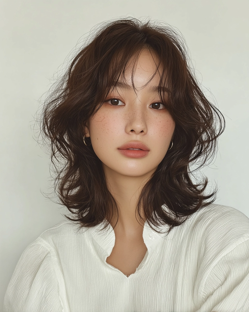 8 Stunning Soft Wave Perm Styles 2026 | Korea Hair Salon 9 soft wave perm Korea 2026 - Style 6 at Korea Hair Salon Seoul