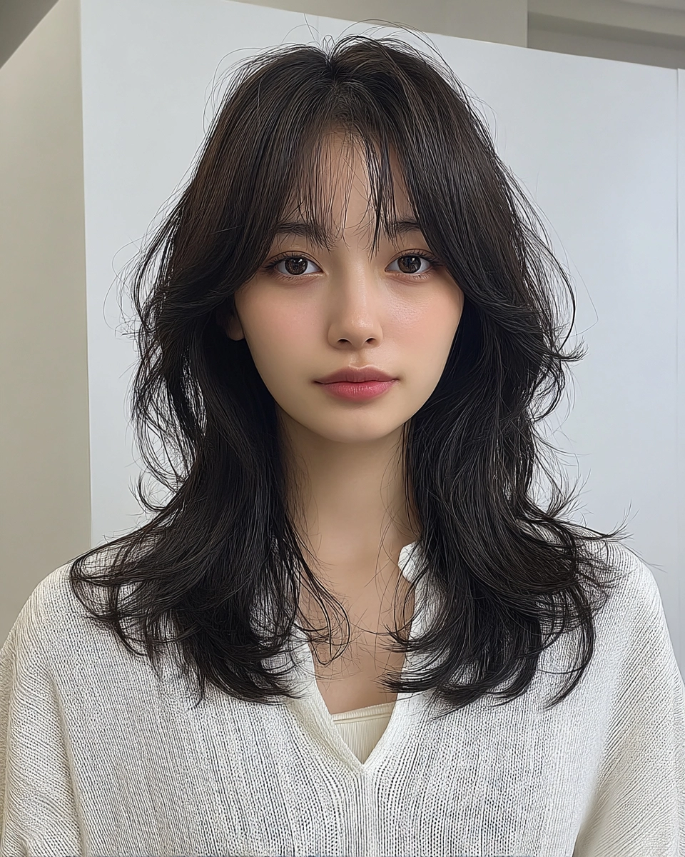 8 Stunning Soft Wave Perm Styles 2026 | Korea Hair Salon 9 soft wave perm 2026 - Style 6 at Korea Hair Salon Seoul