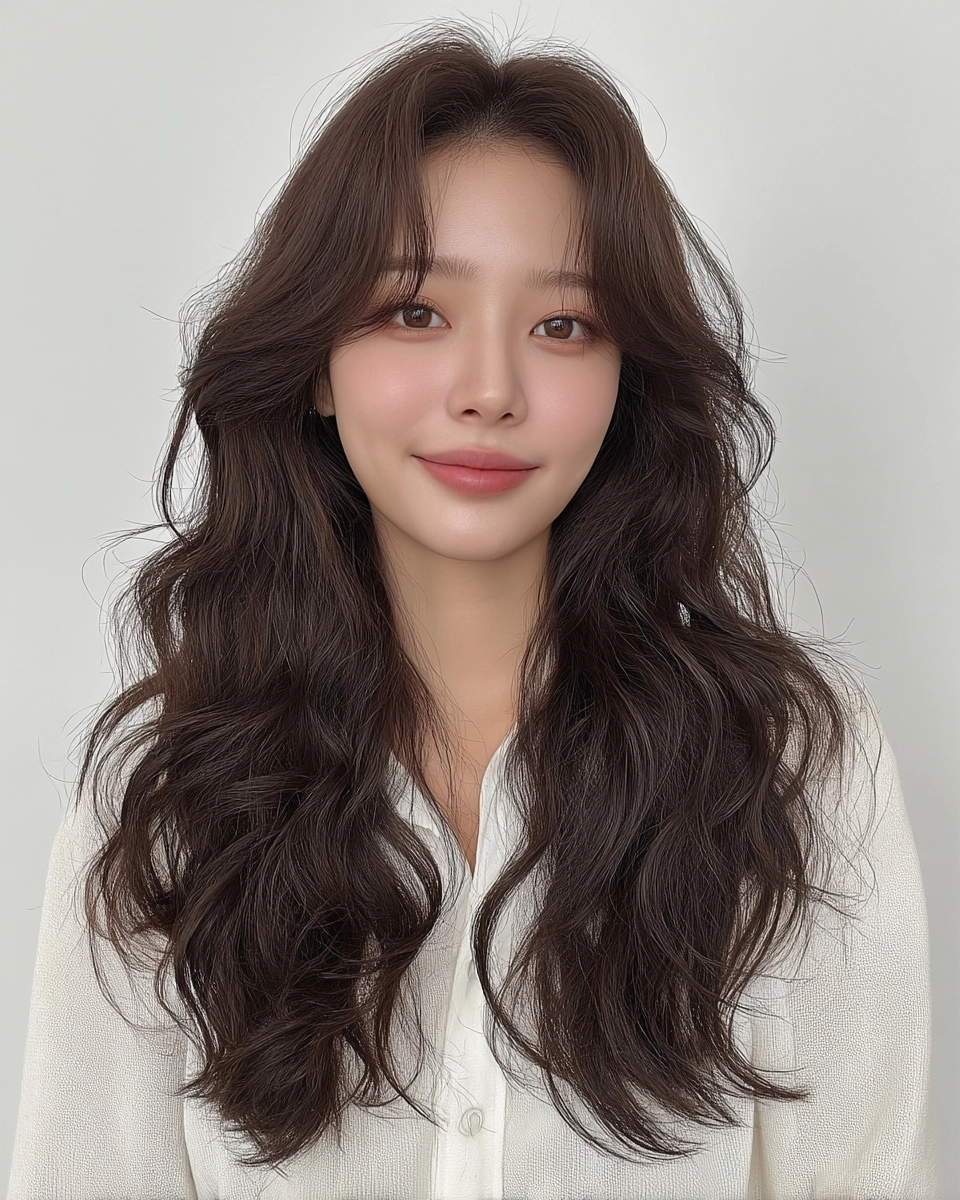 8 Stunning Soft Wave Perm Styles 2026 | Korea Hair Salon 9 soft wave perm Korea 2026 - Style 6 at Korea Hair Salon Seoul