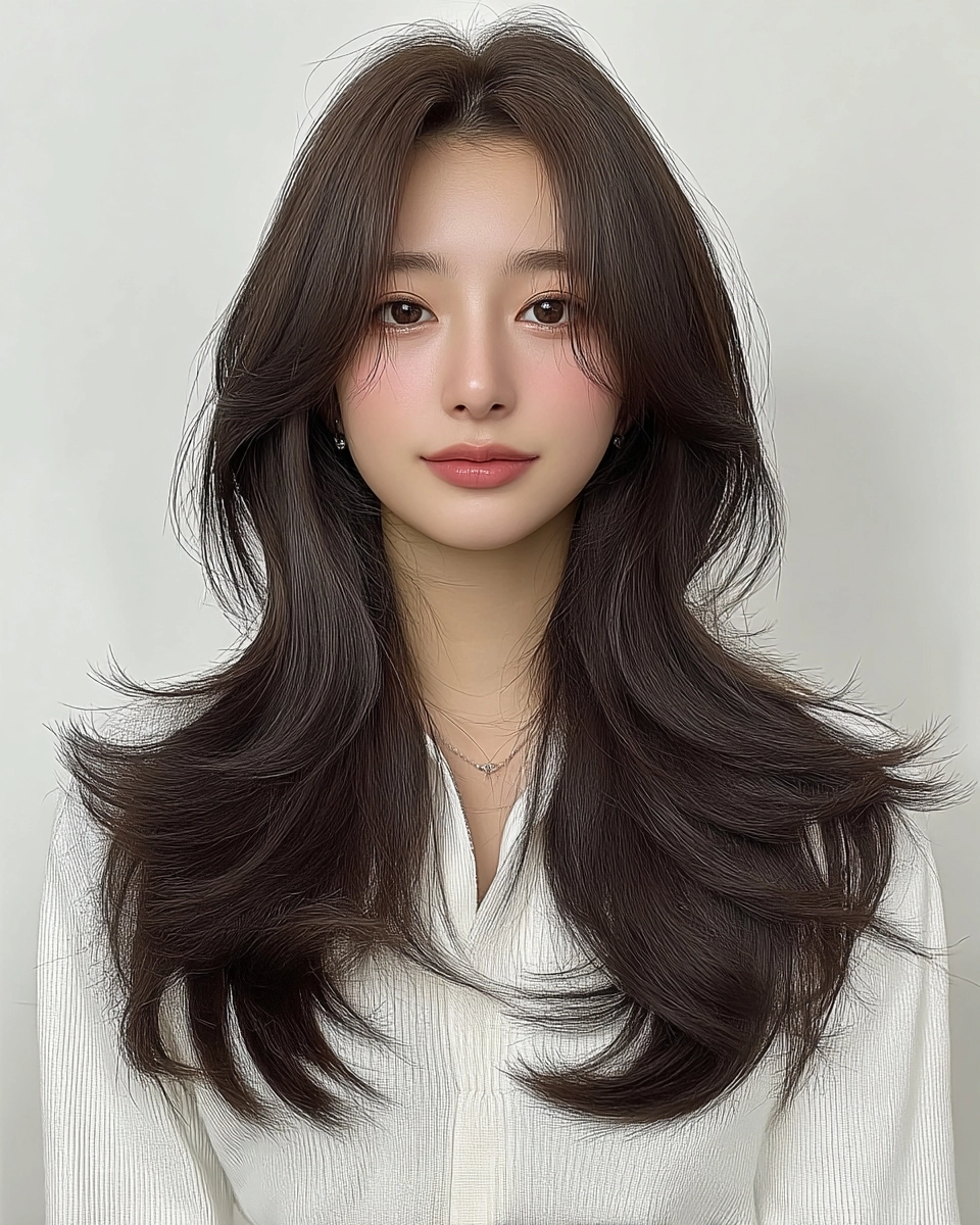 8 Stunning Soft Wave Perm Styles 2026 | Korea Hair Salon 9 soft wave perm 2026 - Style 6 at Korea Hair Salon Seoul