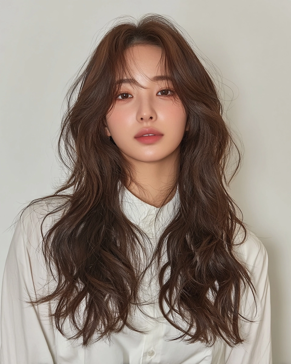 8 Stunning Soft Wave Perm Styles 2026 | Korea Hair Salon 9 soft wave perm Korea 2026 - Style 6 at Korea Hair Salon Seoul