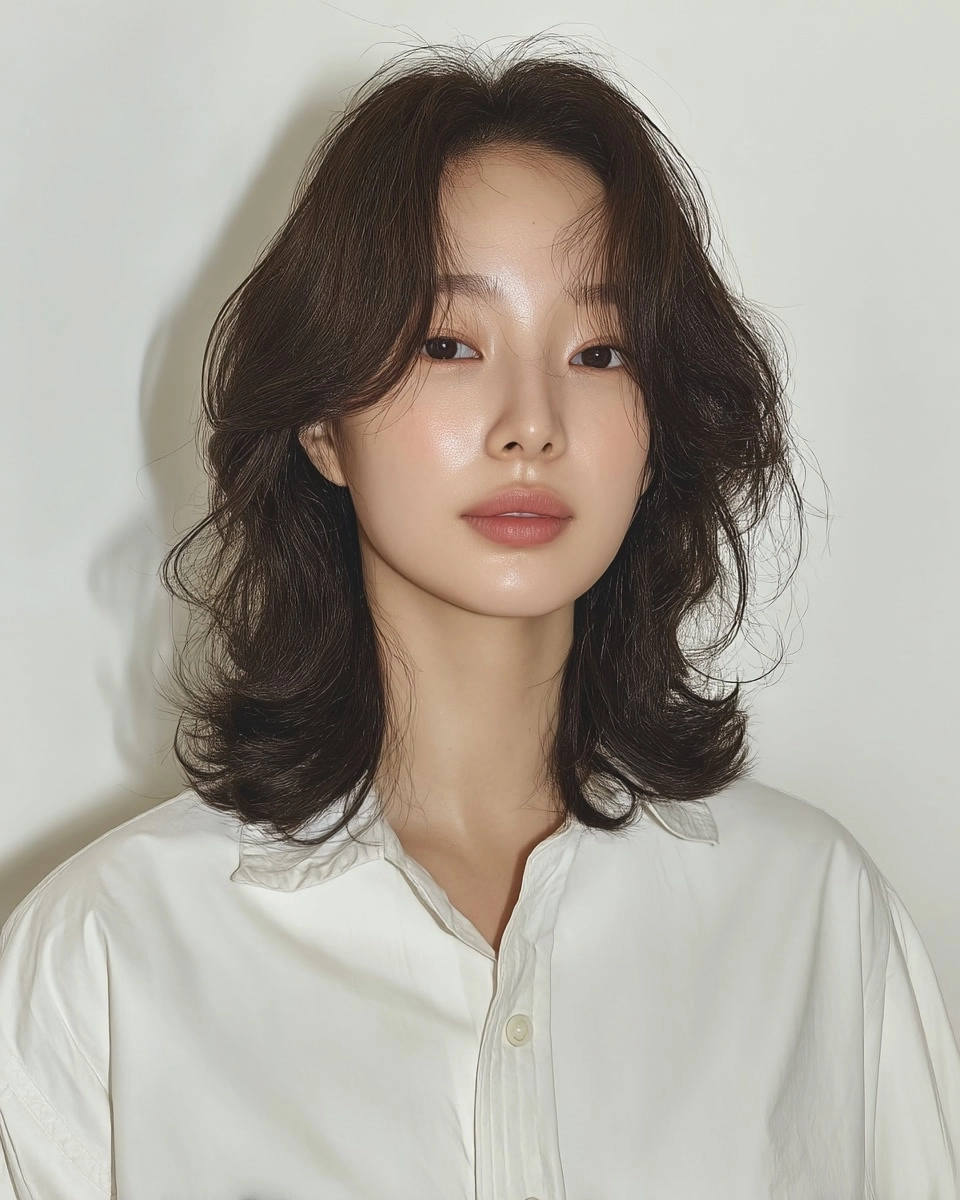 8 Stunning Soft Wave Perm Styles 2026 | Korea Hair Salon 10 soft wave perm 2026 - Style 7 at Korea Hair Salon Seoul