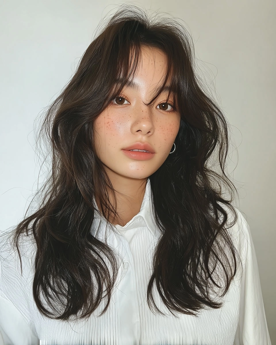 8 Stunning Soft Wave Perm Styles Korea | Korea Hair Salon 3 soft wave perm Korea - Style 1 at Korea Hair Salon Seoul