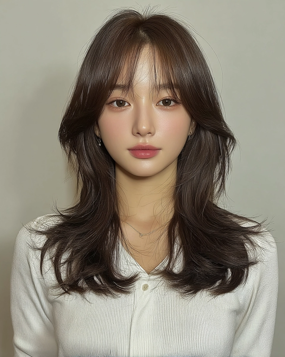 8 Stunning Soft Wave Perm Styles Korea | Korea Hair Salon 4 soft wave perm Korea - Style 2 at Korea Hair Salon Seoul