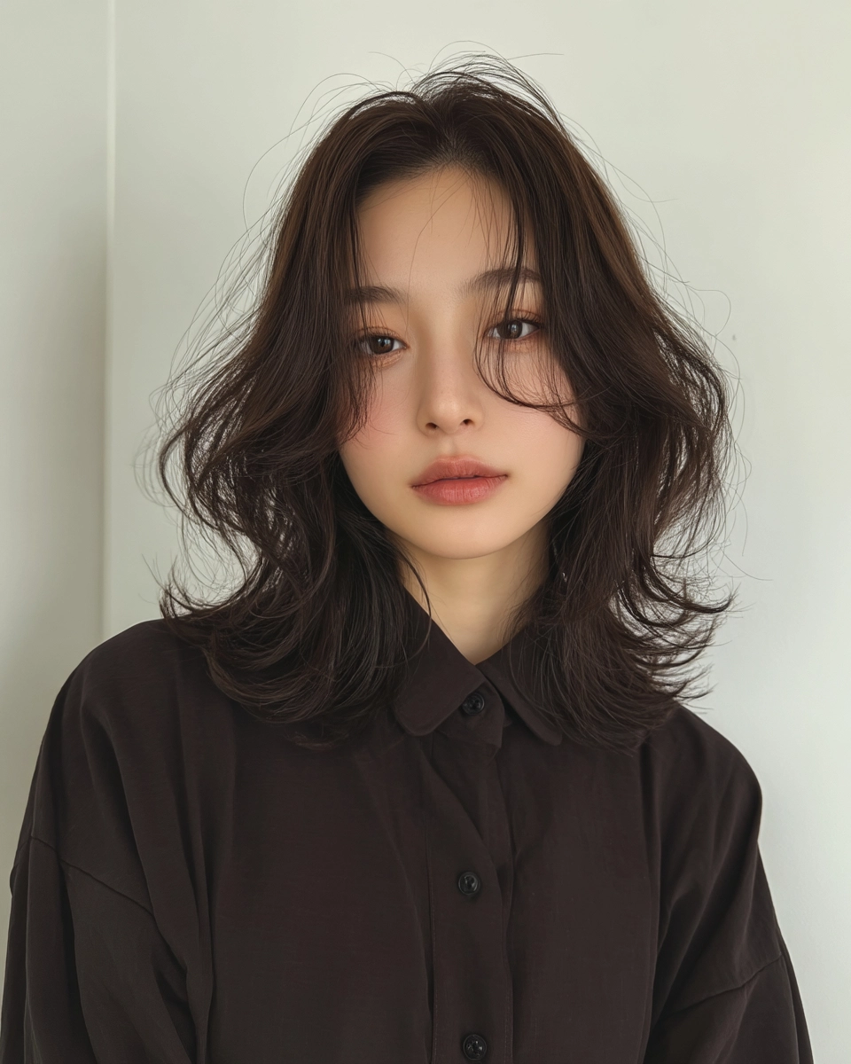 8 Stunning Soft Wave Perm Styles Korea | Korea Hair Salon 5 soft wave perm Korea - Style 3 at Korea Hair Salon Seoul
