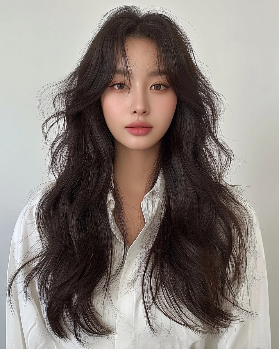 8 Stunning Soft Wave Perm Styles Korea | Korea Hair Salon 5 soft wave perm Korea - Style 3 at Korea Hair Salon Seoul