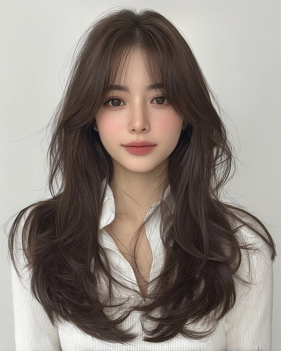 8 Stunning Soft Wave Perm Styles Korea | Korea Hair Salon 7 soft wave perm Korea - Style 4 at Korea Hair Salon Seoul