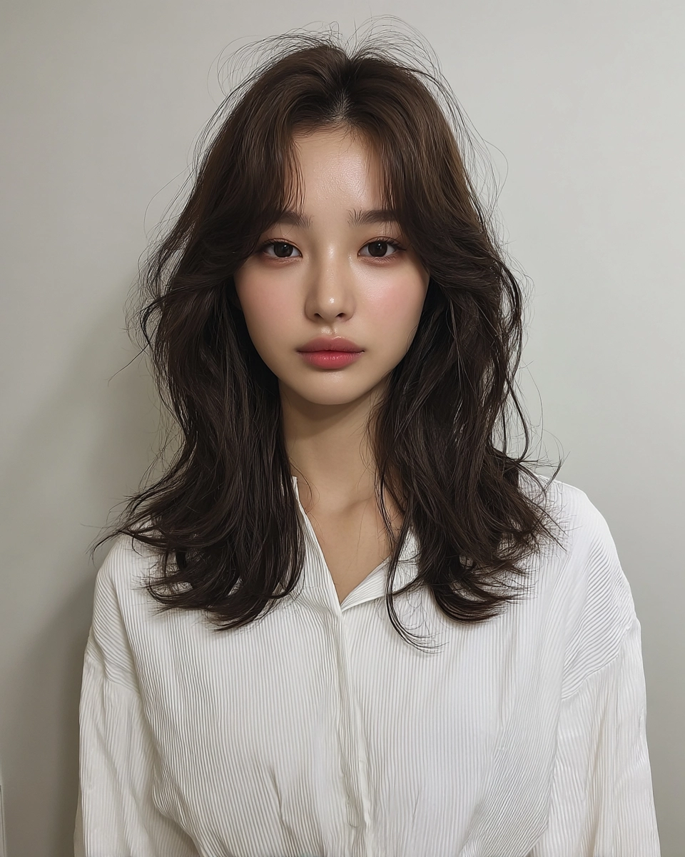 8 Stunning Soft Wave Perm Styles Korea | Korea Hair Salon 8 soft wave perm Korea - Style 5 at Korea Hair Salon Seoul