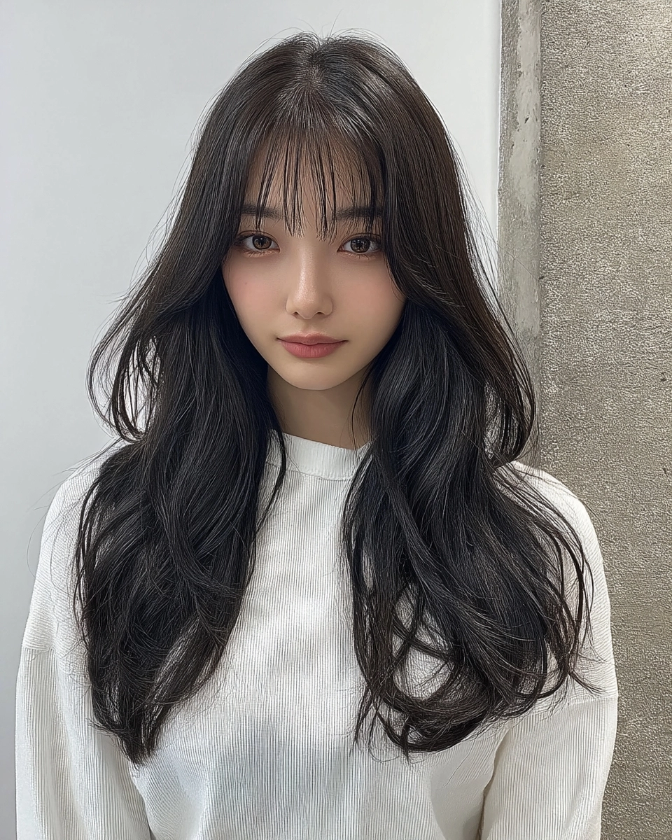 8 Stunning Soft Wave Perm Styles Korea | Korea Hair Salon 10 soft wave perm Korea - Style 7 at Korea Hair Salon Seoul