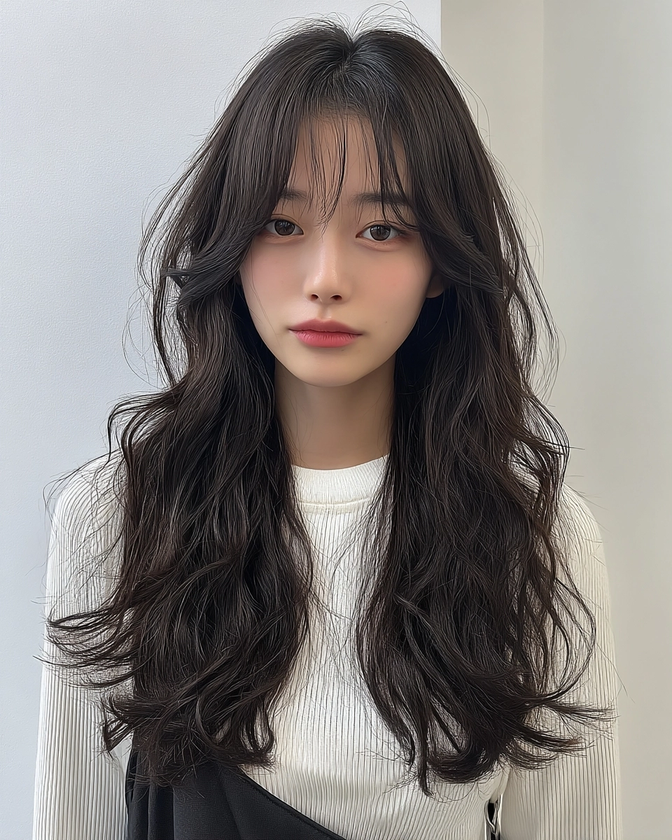 8 Stunning Soft Wave Perms 2026 | Korea Hair Salon 3 soft wave perm 2026 - Style 1 at Korea Hair Salon Seoul