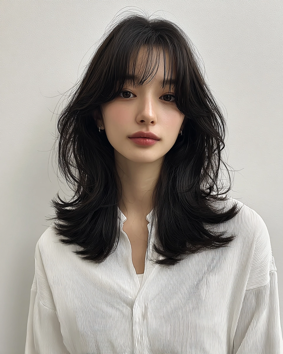8 Stunning Soft Wave Perms 2026 | Korea Hair Salon 5 soft wave perm Korea - Style 3 at Korea Hair Salon Seoul
