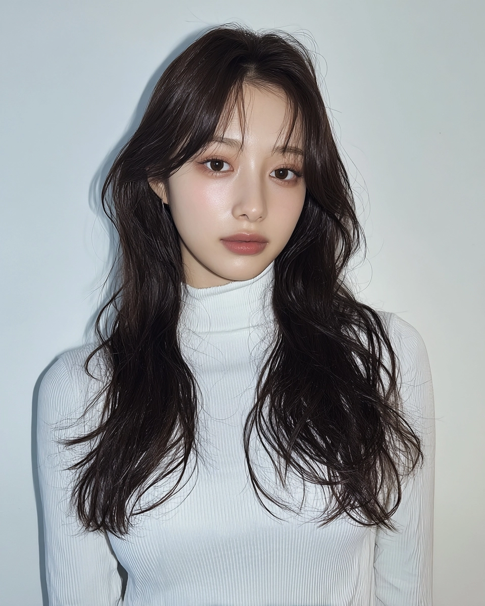 8 Stunning Soft Wave Perms 2026 | Korea Hair Salon 7 soft wave perm Korea - Style 4 at Korea Hair Salon Seoul