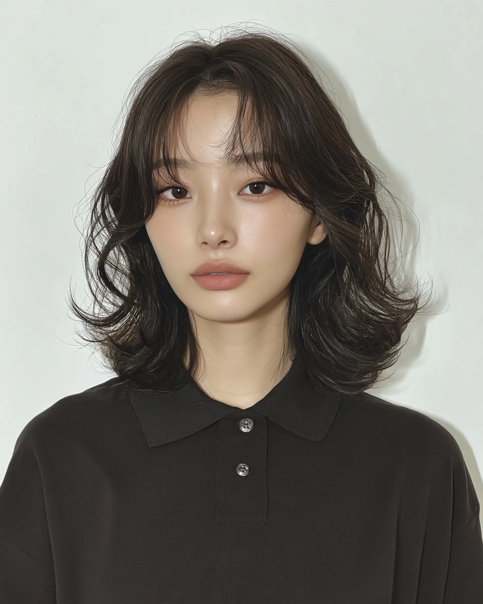 8 Stunning Soft Wave Perms 2026 | Korea Hair Salon 9 soft wave perm 2026 - Style 6 at Korea Hair Salon Seoul