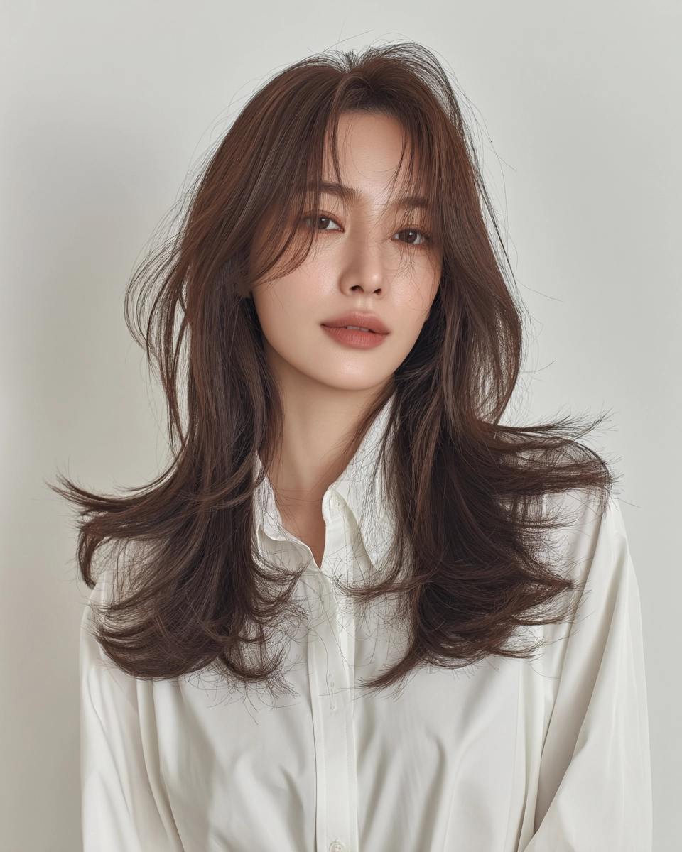 8 Stunning Soft Wave Perms Korea 2026 | Korea Hair Salon 3 soft wave perm Korea 2026 - Style 1 at Korea Hair Salon Seoul