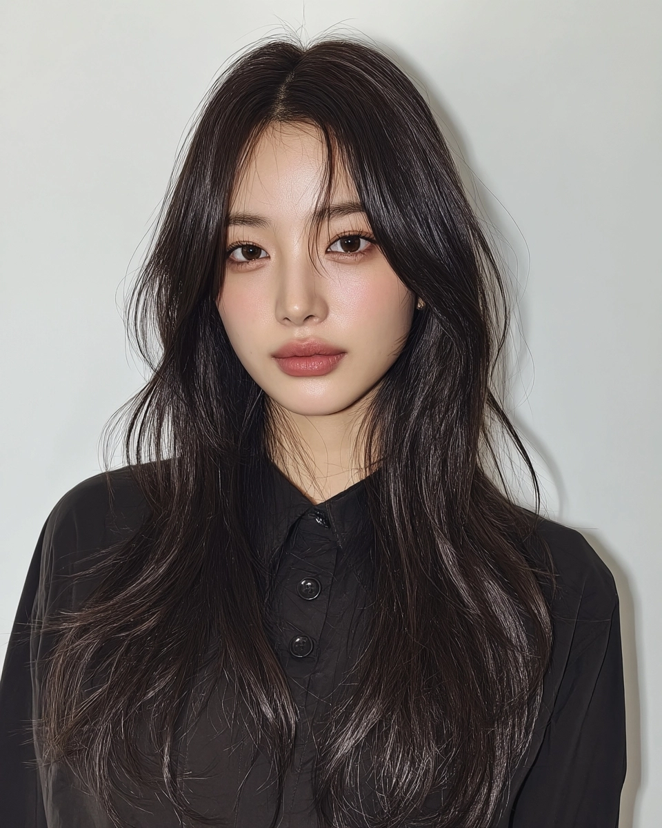 8 Stunning Soft Wave Perms Korea 2026 | Korea Hair Salon 4 soft wave perm Korea 2026 - Style 2 at Korea Hair Salon Seoul