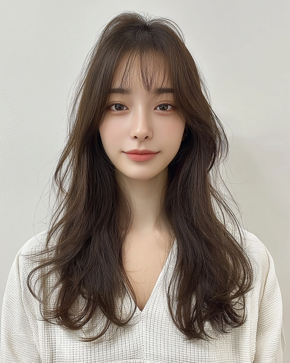 8 Stunning Soft Wave Perms Korea 2026 | Korea Hair Salon 4 soft wave perm Korea 2026 - Style 2 at Korea Hair Salon Seoul