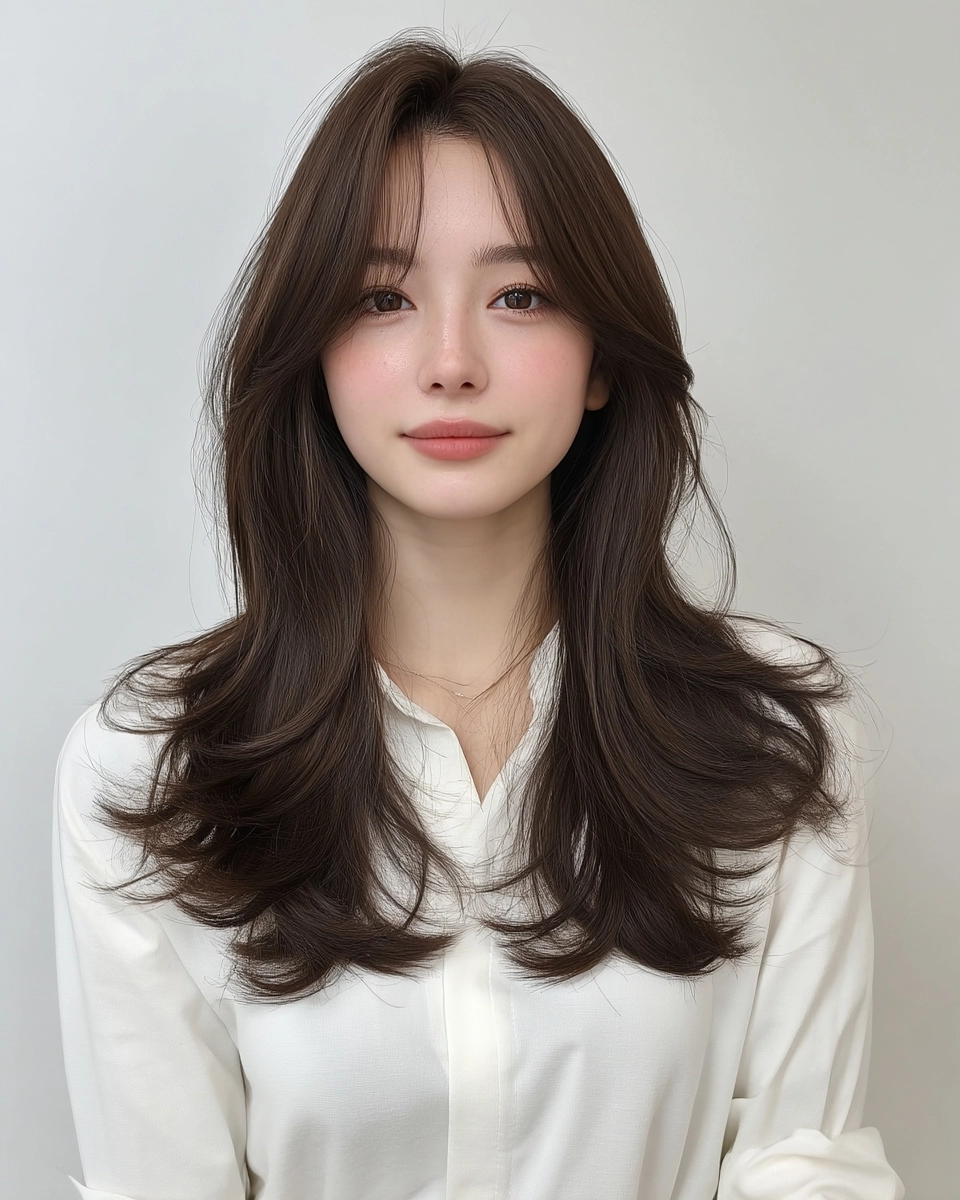 8 Stunning Soft Wave Perms Korea 2026 | Korea Hair Salon 4 soft wave perm Korea - Style 2 at Korea Hair Salon Seoul