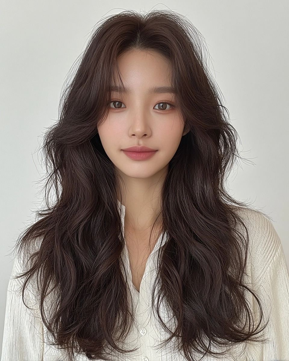 8 Stunning Soft Wave Perms Korea 2026 | Korea Hair Salon 5 soft wave perm Korea 2026 - Style 3 at Korea Hair Salon Seoul